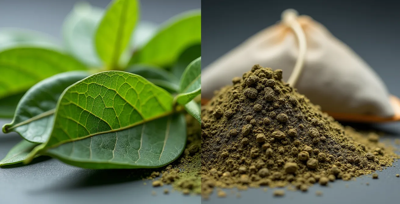 Comparaison entre feuilles de thé entières et poussière de thé en sachet